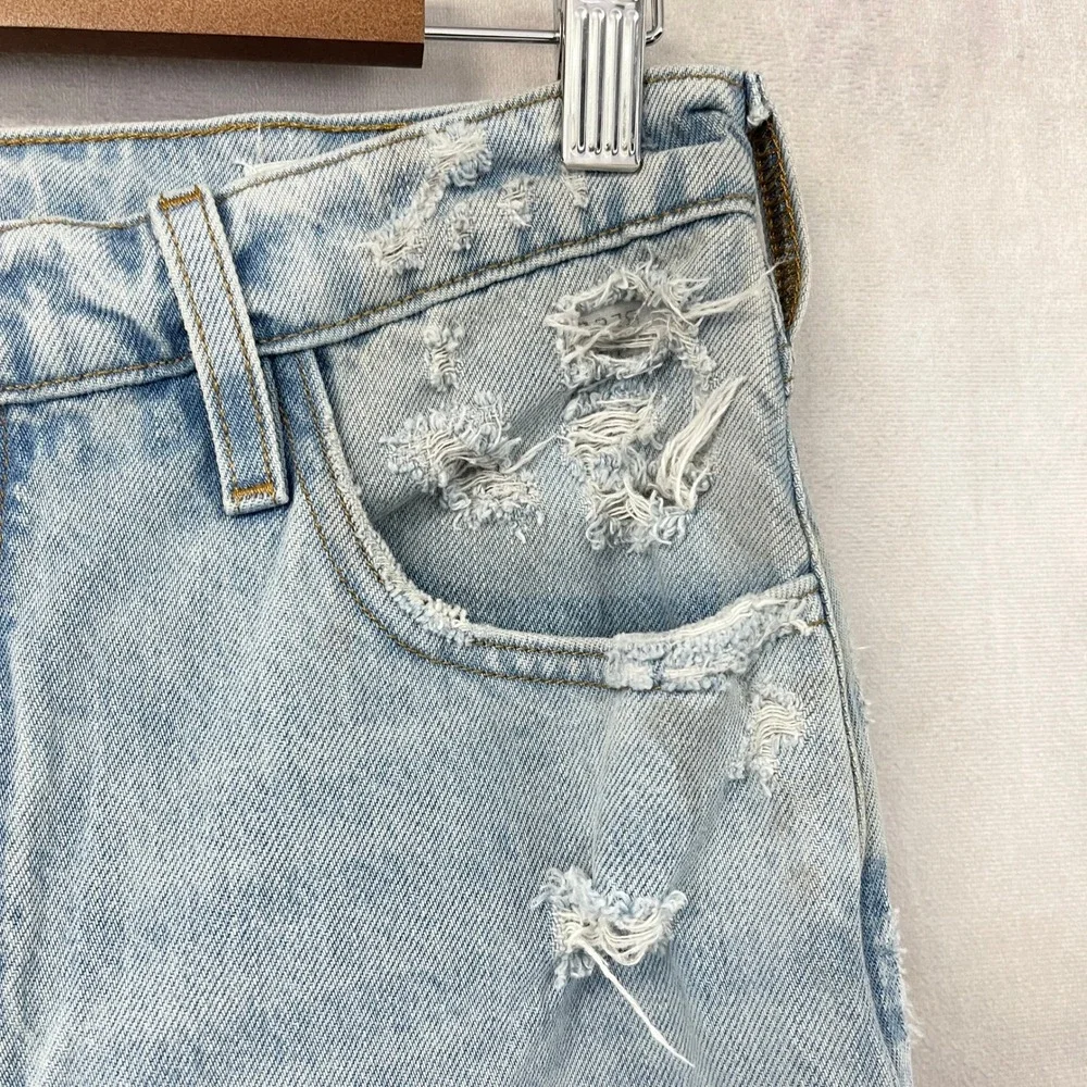 FRAME Le High N Tight Crop Mini Boot Jeans Womens 28 Distressed Grunge Indie